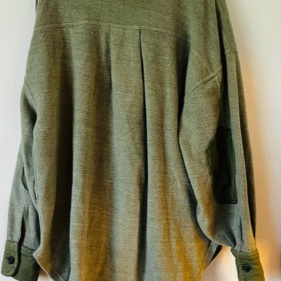 EUC Free People Ruby Oversized Fleece Shirt Jacket Shacket Jaded Cozy Size XS - Picture 6 of 8